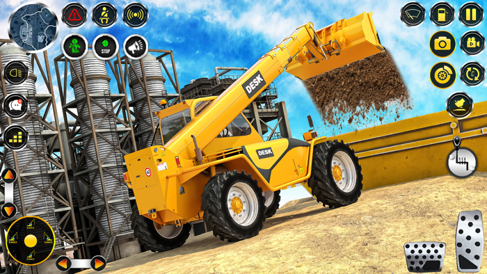 JCB Snow Excavator Game 3D