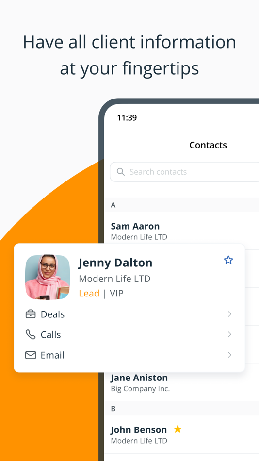 #4. OnePageCRM - Simple CRM System (iOS) 由: OnePageCRM