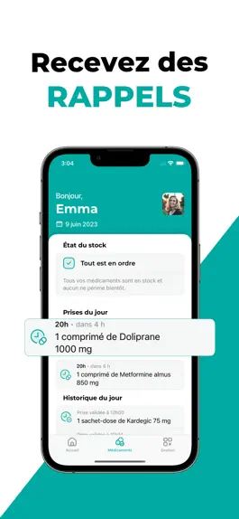 Game screenshot Rappel et stock de médicaments mod apk