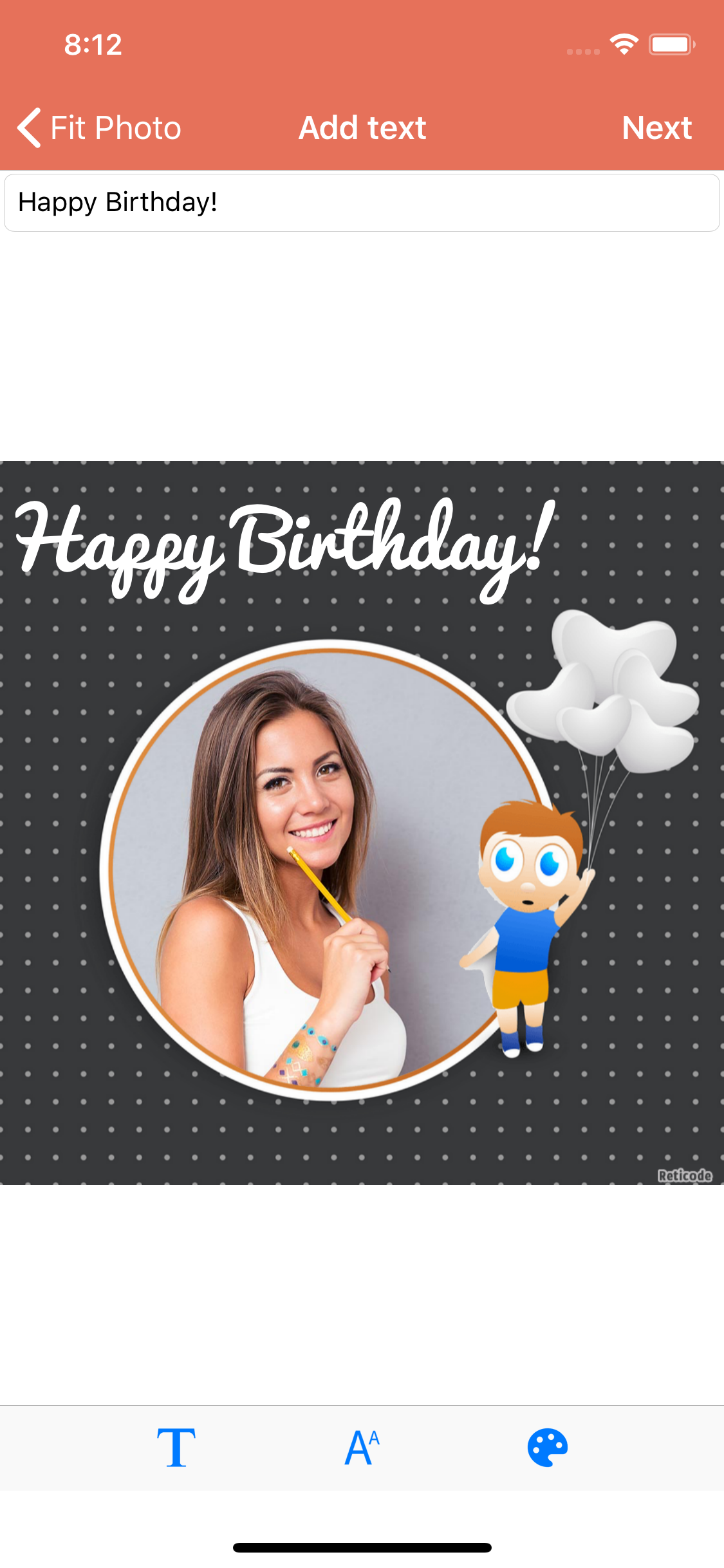 Happy Birthday Photo Frame Top screenshot 3