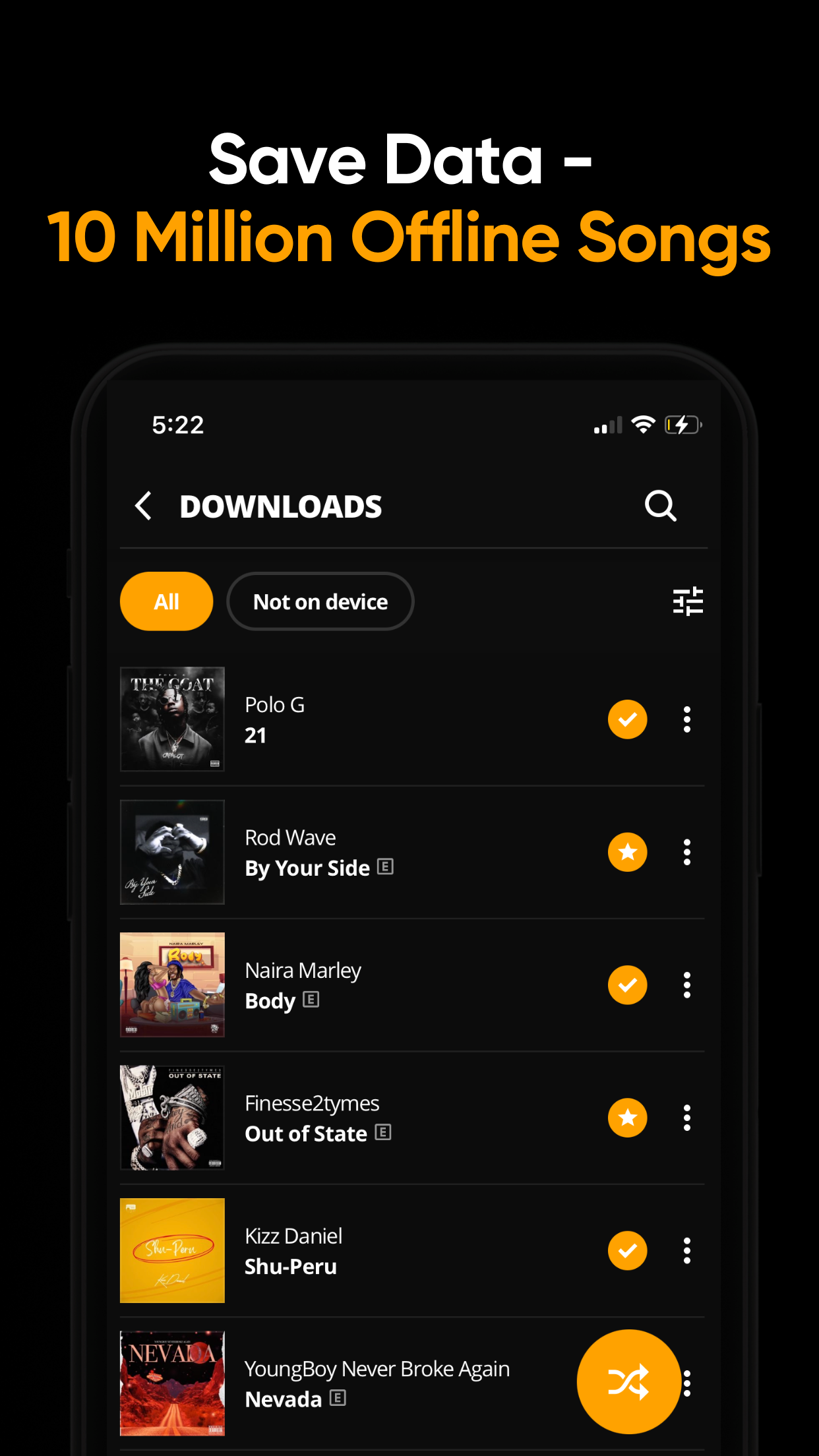 Audiomack - Play Music Offline screenshot 2