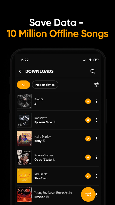 Audiomack - Play Music Offline Screenshot