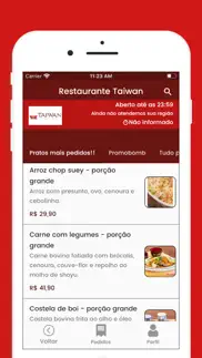 restaurante taiwan iphone screenshot 2