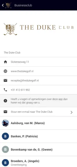 Game screenshot The Duke Club Business App hack