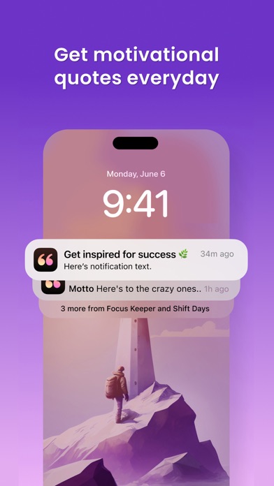 Motivation Daily Quotes: Motto Screenshot