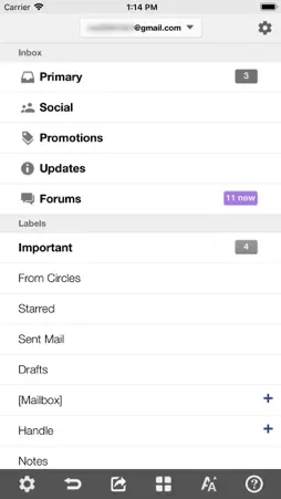iMailG screenshot 2