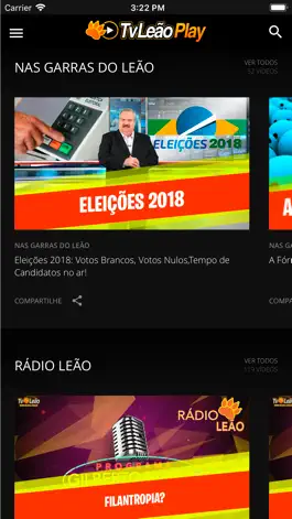 Game screenshot TVLeão Play apk