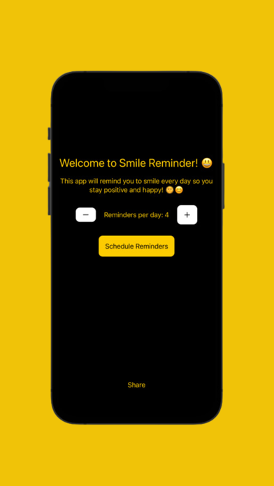 Smile Reminder For Daily Habit Screenshot