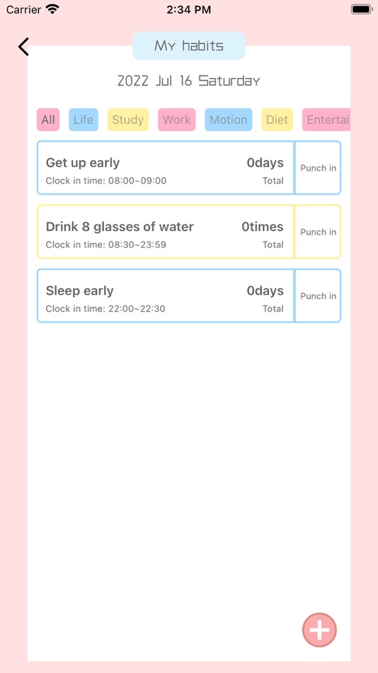 #5. Daily habits - Habit Tracker. (iOS) 由: 文龙 林