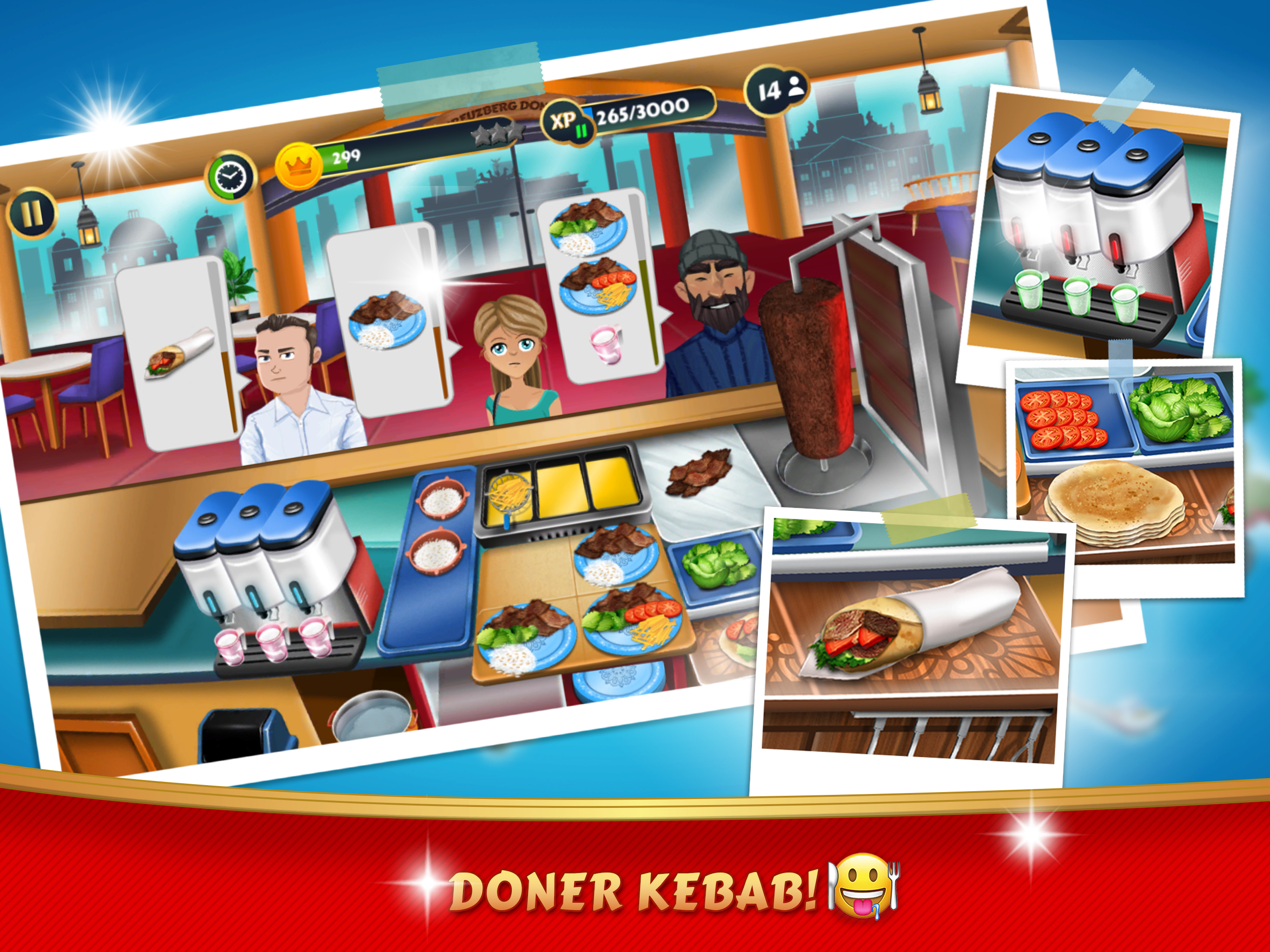 Kebab World: Chef Cafe Cooking screenshot 6