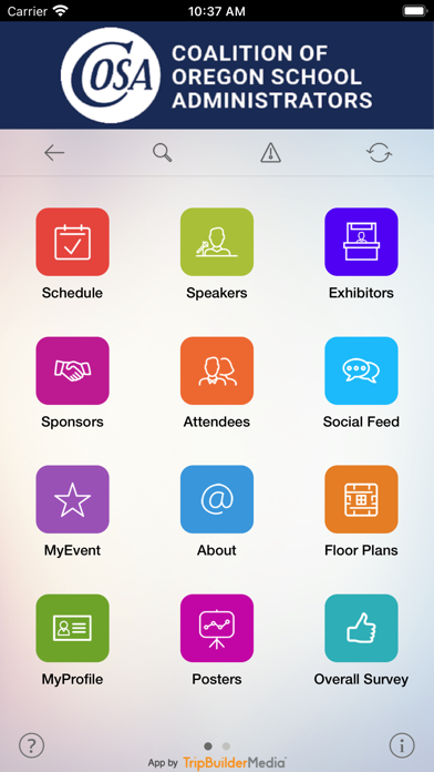 COSA Leaders Screenshot