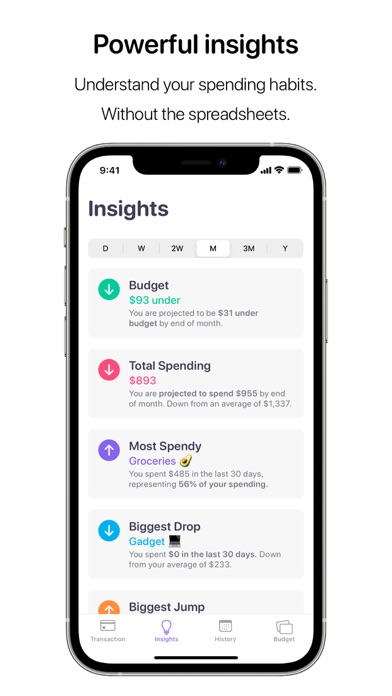 Nudget: Spending Tracker Screenshot