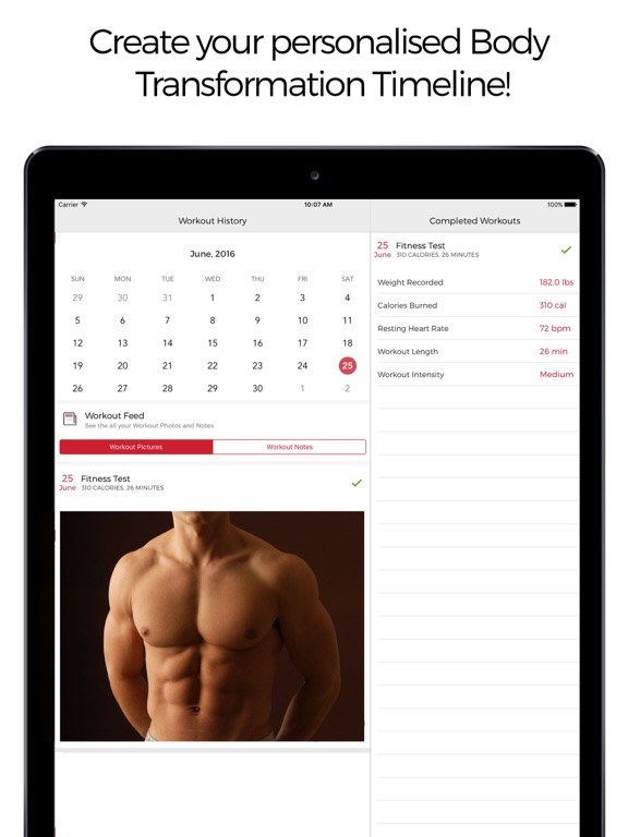 Screenshot #6 pour Insane 60 Day Workout Tracker