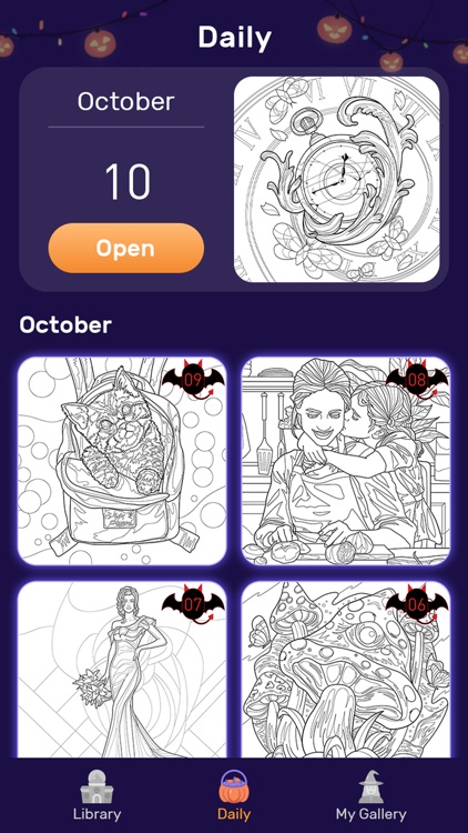 Halloween Coloring Book Games screenshot-6