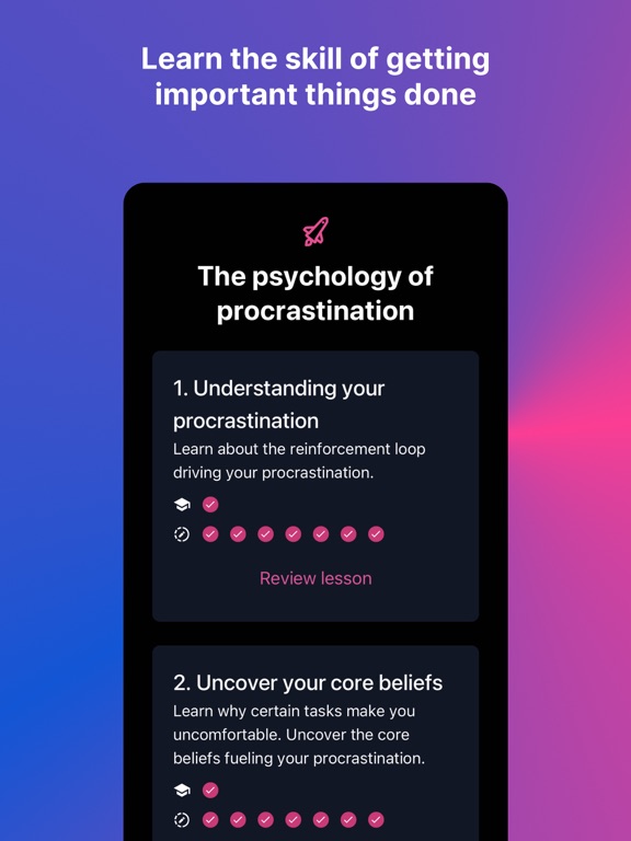 Doer: Overcome Procrastinationのおすすめ画像2