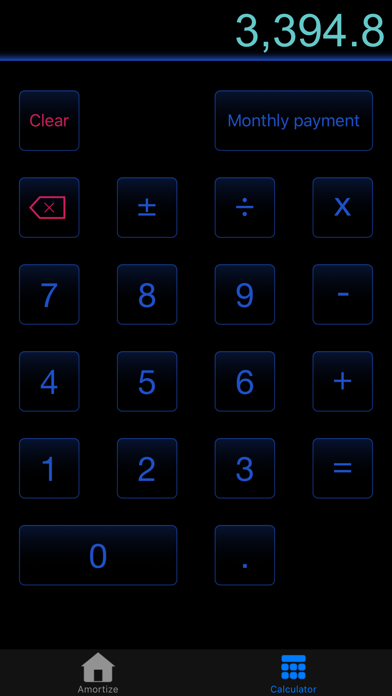 Screenshot #2 pour MonthlyPaymentCalc
