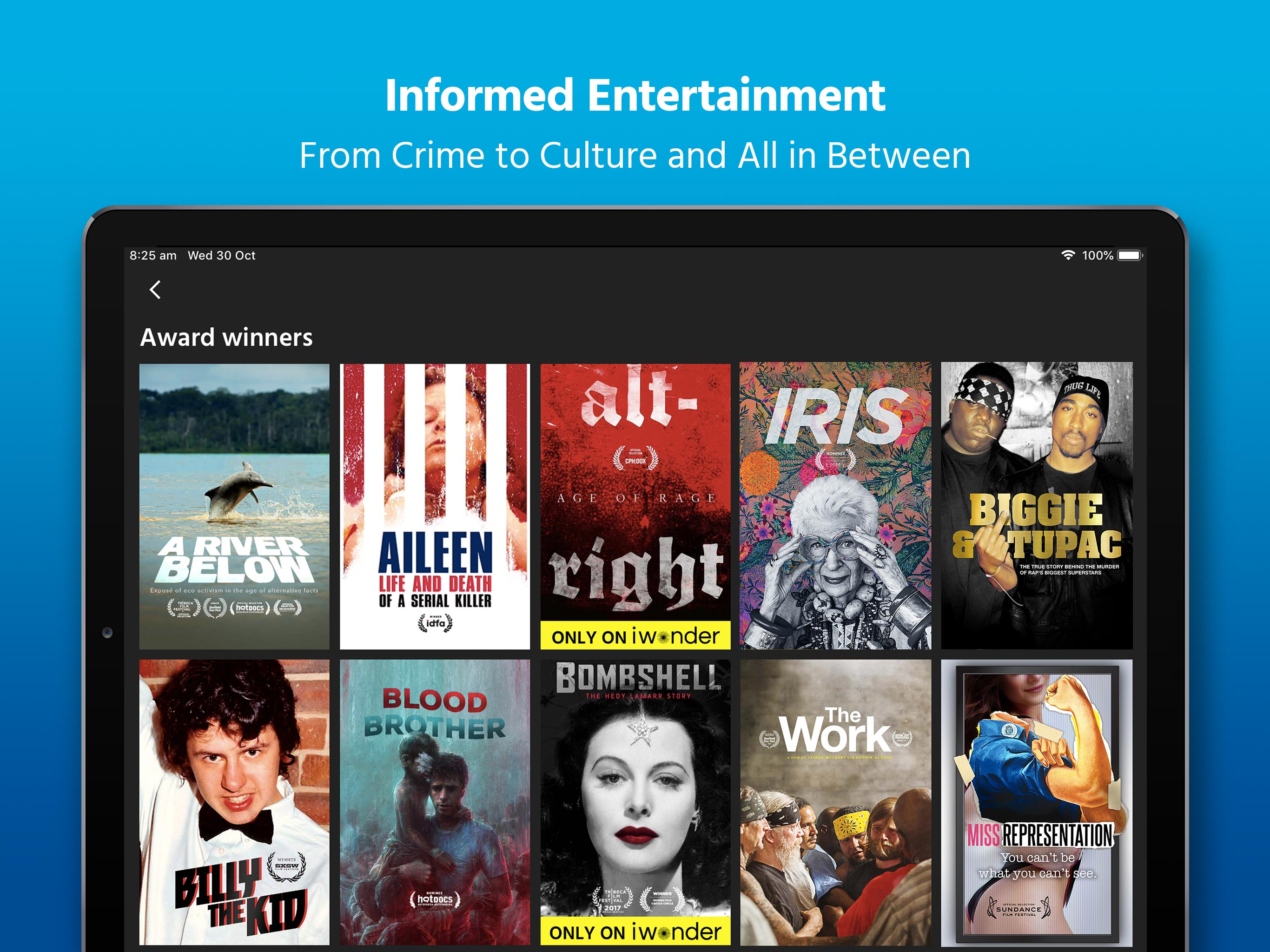 iwonder: watch documentaries screenshot 9