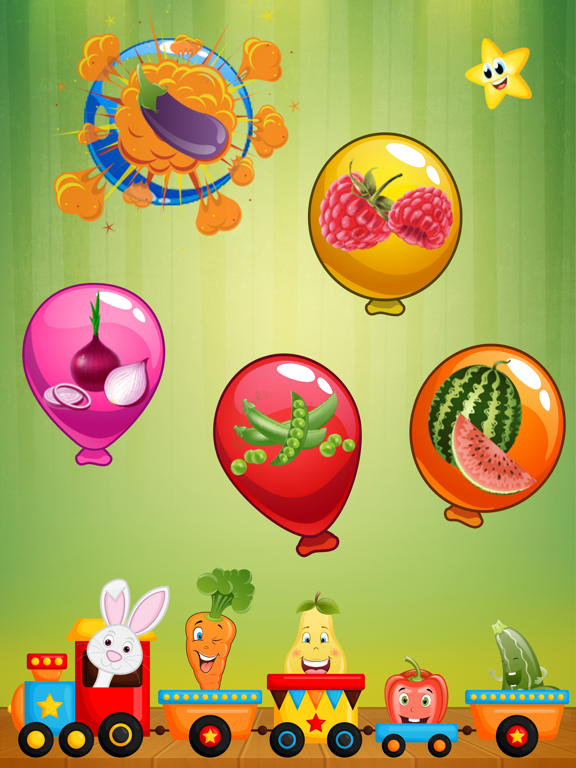 Balloon pop - toddler games iPad screenshot 6 - Education app