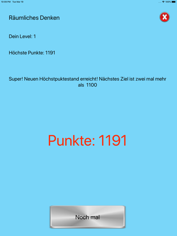 Mnemonic Brain - Training iPad screenshot