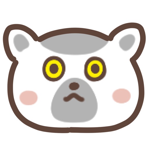 cute lemur sticker