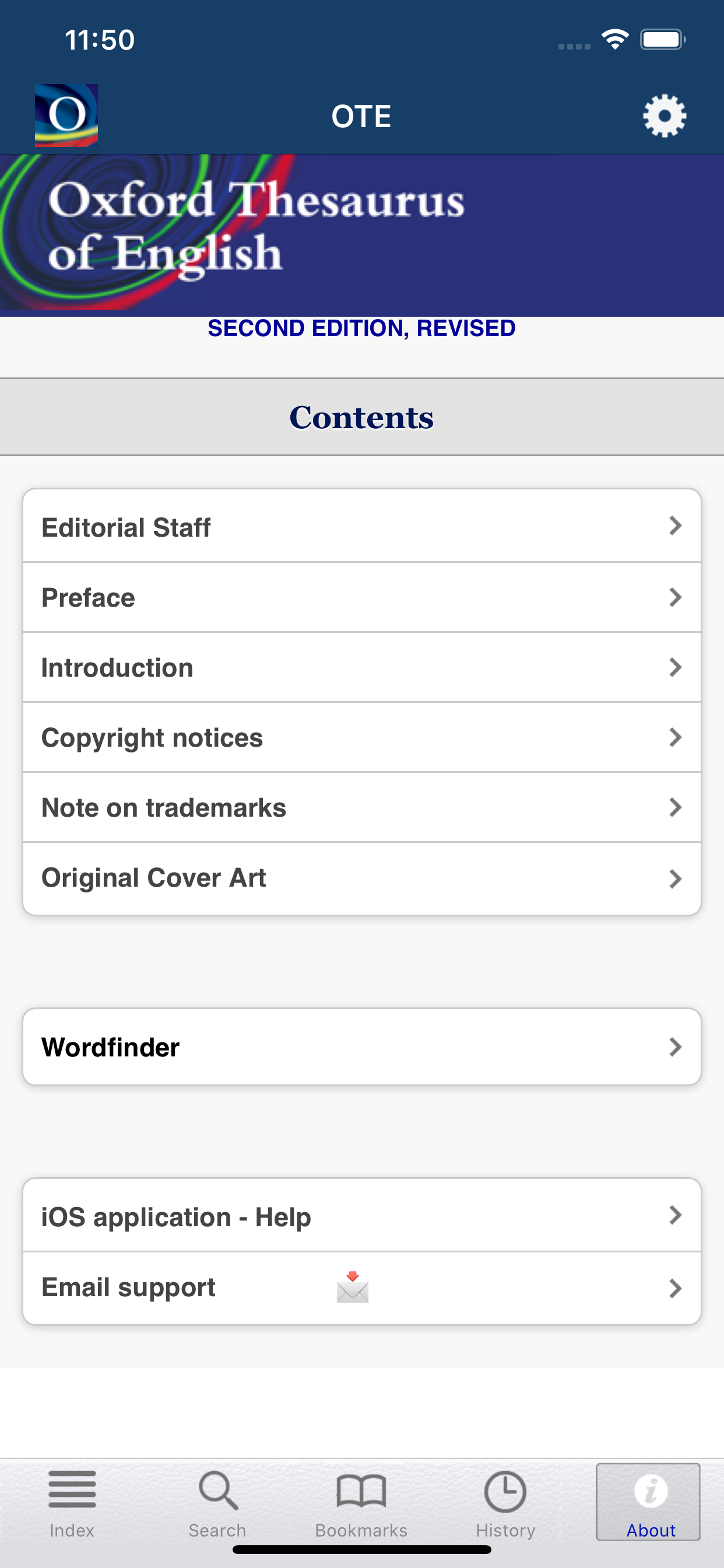 Oxford Thesaurus of English 2 screenshot 7