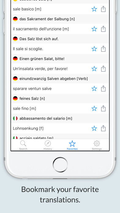 Screenshot #2 pour German Italian Dictionary +