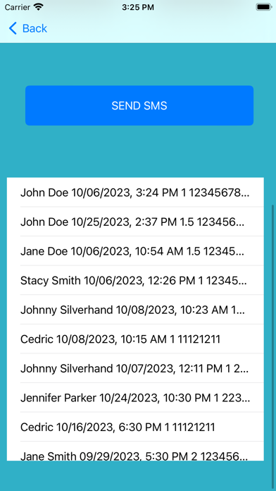 Text A Reminder Screenshot
