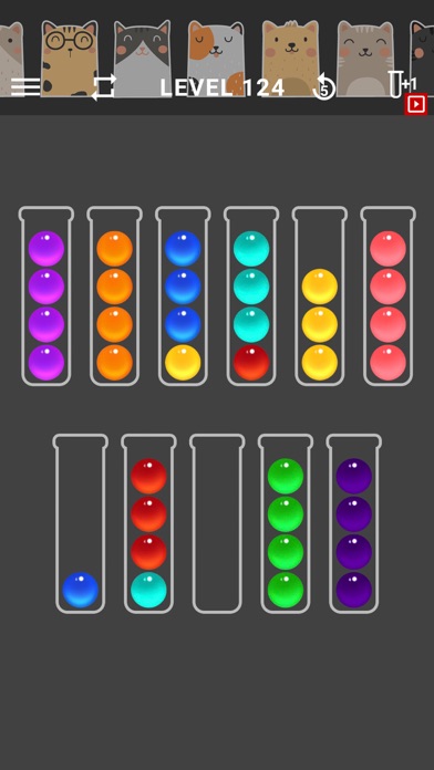 Ball Sort Color Water Puzzle Screenshot