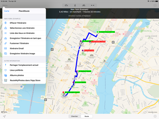 Screenshot #6 pour PlanARouteLite