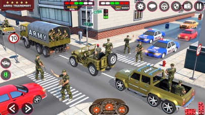 軍用車のトラック輸送ゲームのおすすめ画像1