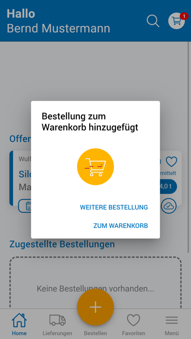 Bröring Bestellung & Service Screenshot