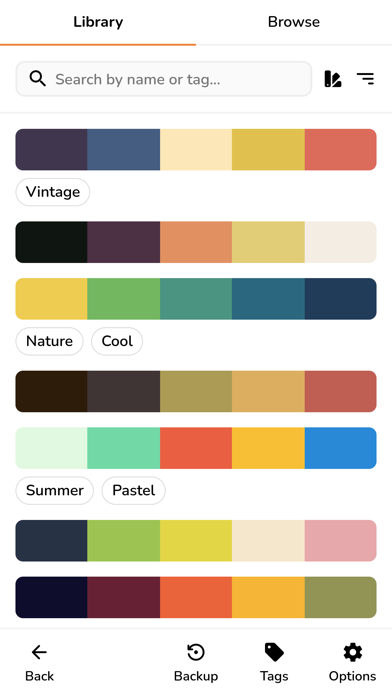 Pigments - Color Palettes screenshot n.4