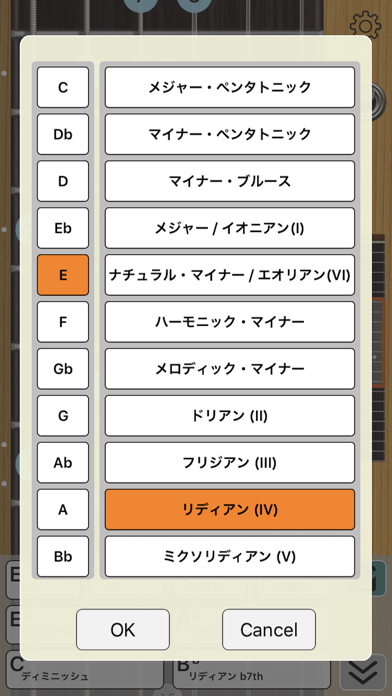 Guitar Chords / Scales Master Screenshot