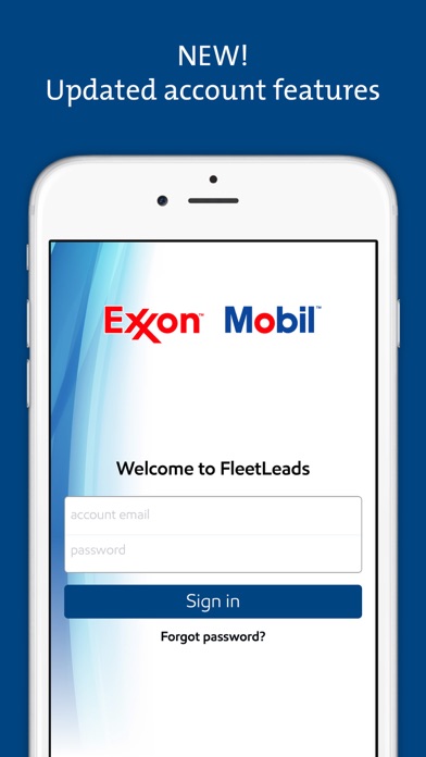 FleetLeads - Exxon Mobil Screenshot