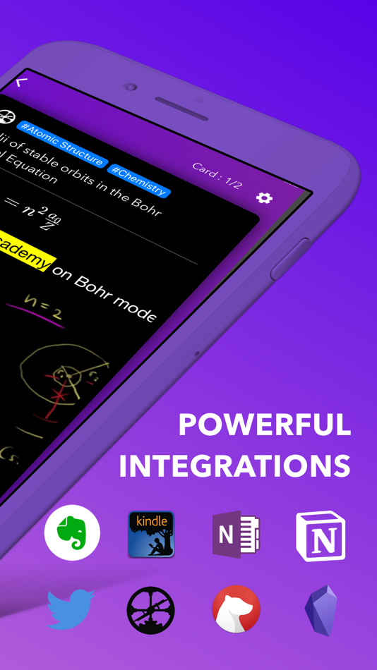 #2. NeuraCache Spaced Repetition (iOS) 由: Marcin Czech