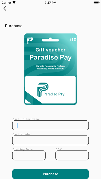 PARADISE PAY Screenshot