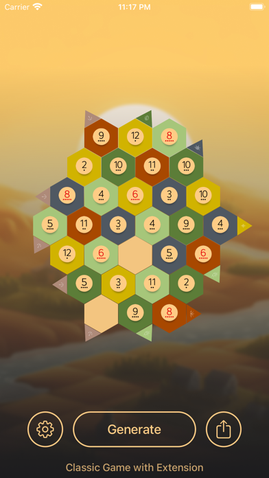 Catanous - Catan Map Generator Screenshot