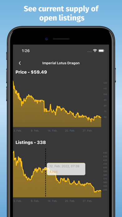 Veve Price Tracker Screenshot