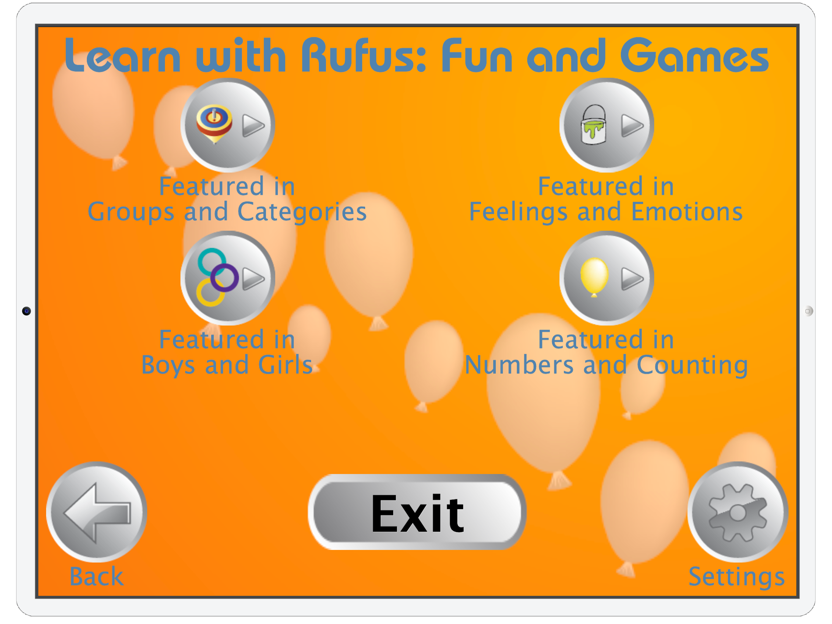 Learn with Rufus: Fun & Games