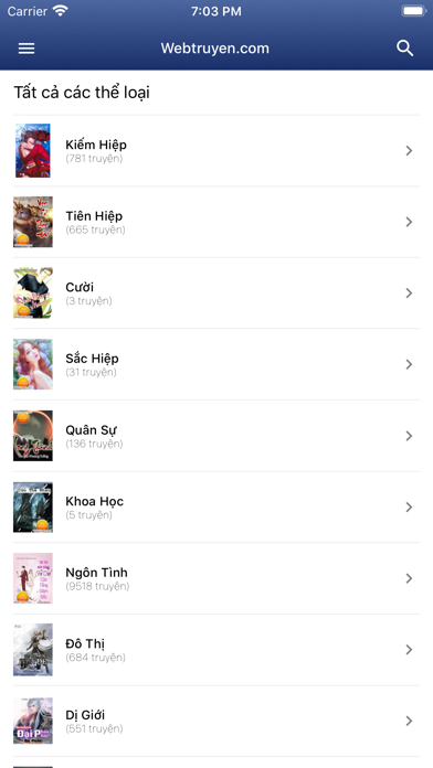 Đọc truyện online WebTruyen Screenshot