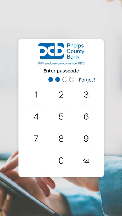 Phelps County Bank Screenshot