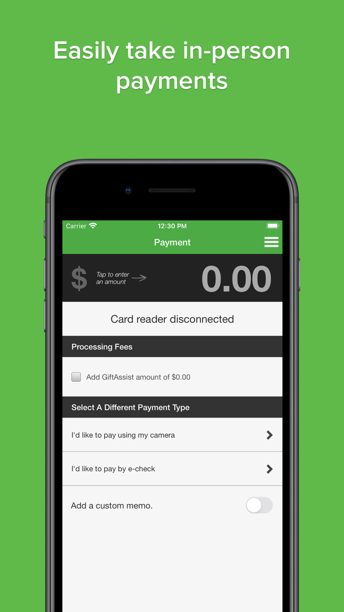 Qgiv Mobile Virtual Terminal