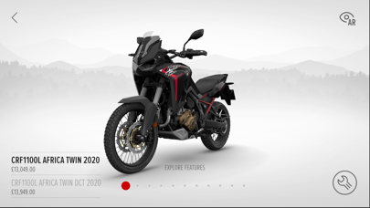 Honda Motorcycles Europe Screenshot