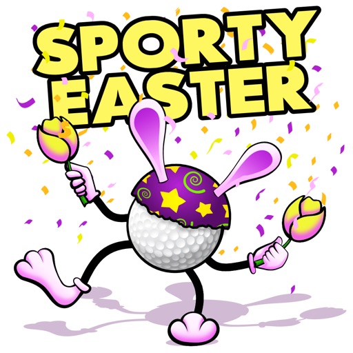 Easter Golf Stickers