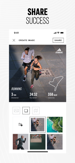‎adidas Running: Walk & Run App Screenshot