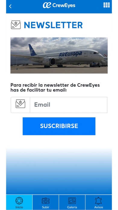 CrewEyes Servicios a bordo Screenshot