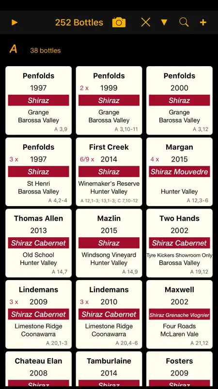 Personal Wine Cellar Database screenshot 3 of 10