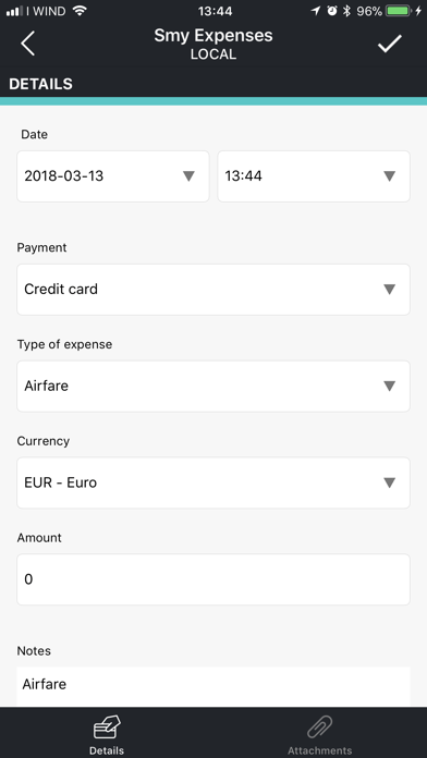 Smy Expenses Screenshot