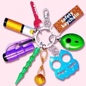 Snímky obrazovky (6) Self Defense Keychain Game!