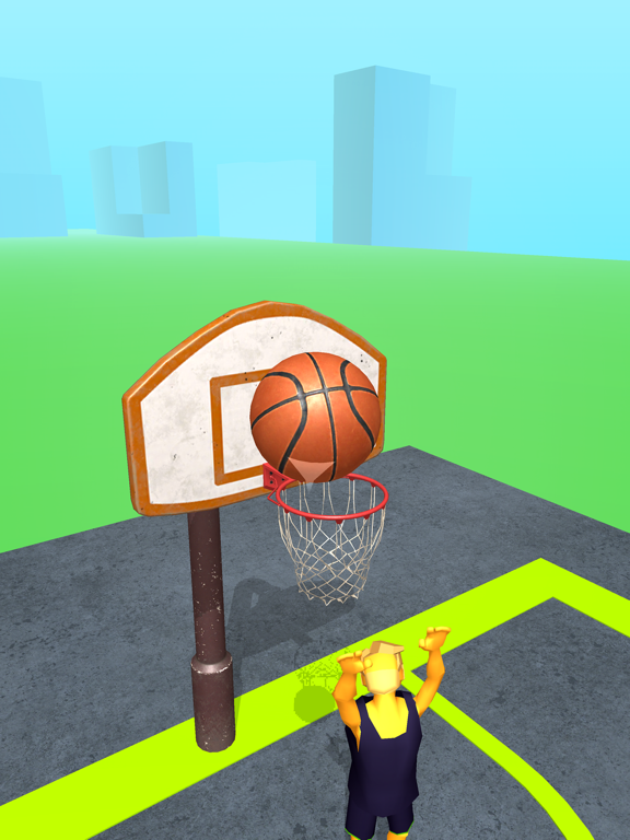 Dribble Hoops iPad screenshot 4 - Games app